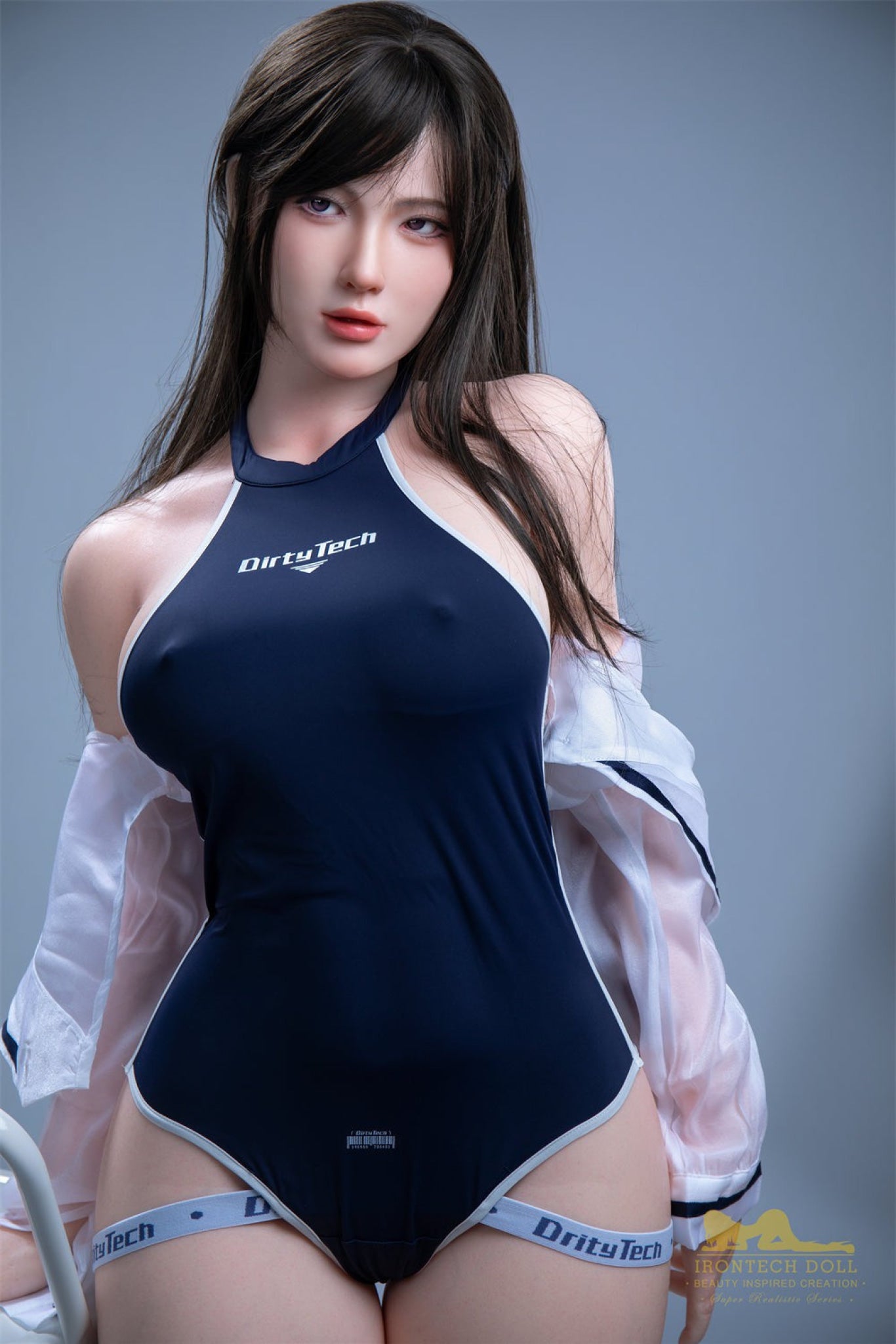 "Image 1 of a 164cm, 5ft6 C-Cup Miya silicone doll by Iron Tech."