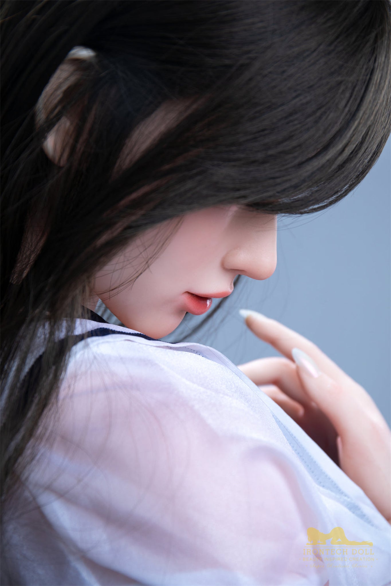 "Image 10 of a 5ft6 C-Cup Miya 164cm silicone doll by Iron Tech."